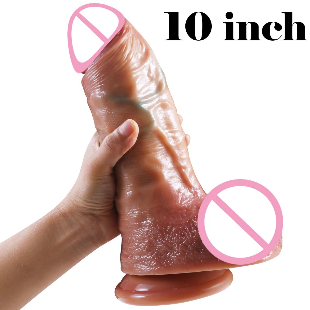 Huge Realistic Dildo Butt Plug - Big Girth Monster Dildos G Spot Prost –  Domlust