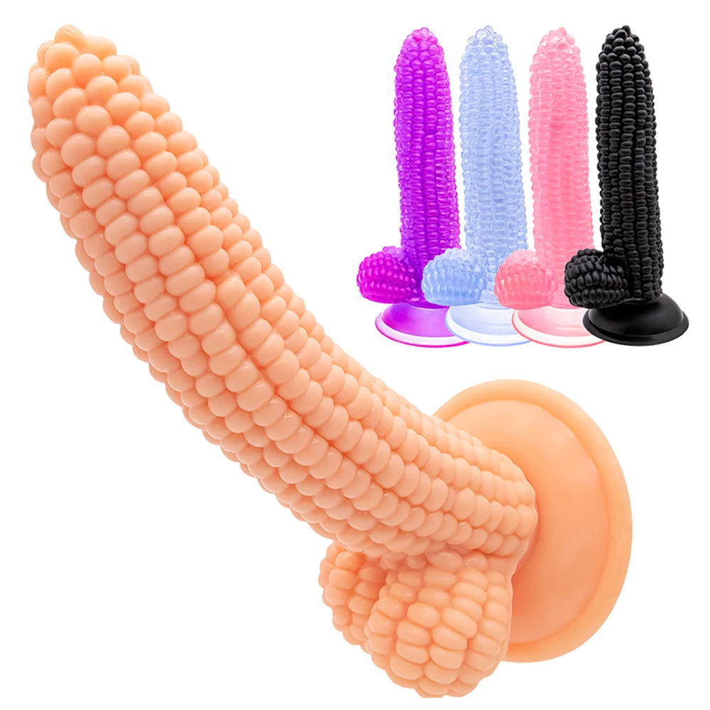 Fantasy Anal Dildo Butt Plug - Exotic Realistic Corn Dildo Silicone An –  Domlust