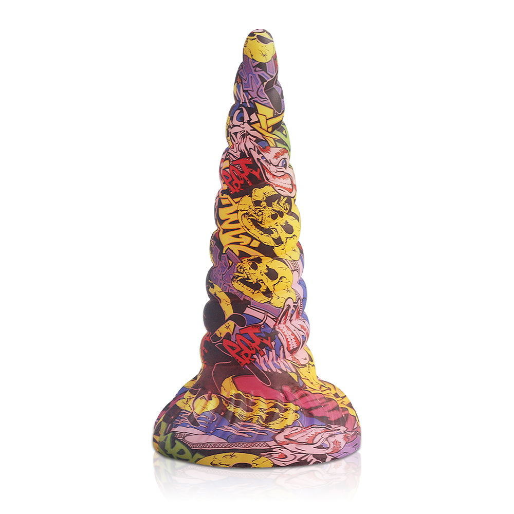 Camo Cone Anal Dildo Big Suction Cup Sex Toys for Women - Premium Sili –  Domlust