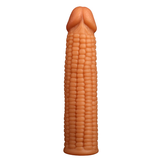 Vegetable Cock Sleeve Enlarger Condom - Fantasy Penissleeve Realistic Glans Sex Toys for Men