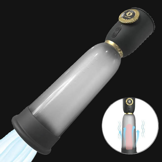 Electric Penis Pump Male Masturbator - Vacuum Sucking Penis Enlarger Sex Toy for Men