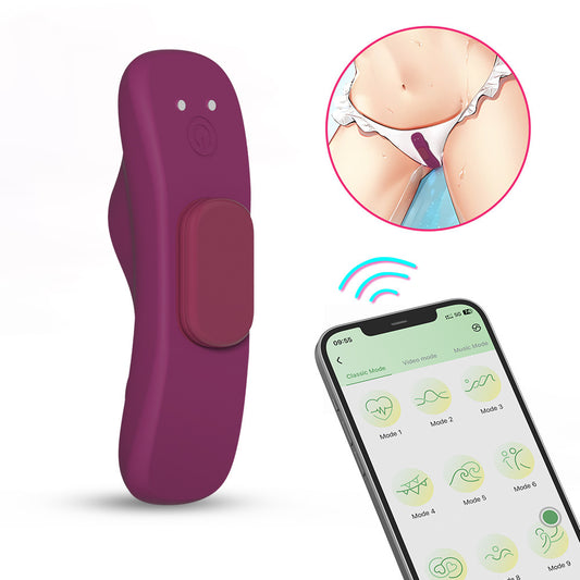 Jouet sexuel culotte vibrante contrôlée par application - Vibromasseur portable pour point G avec stimulateur de clitoris