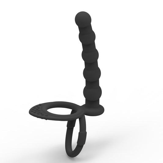 Silikon Penisring Analkugeln Paar Sexspielzeug - Penis Verzögerung Training Vagina Prostata Massager
