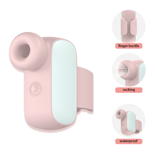 Mit den Fingern zu tragender Nippel-Klitoris-Saugstimulator - Mini-Klitoris-Vibrator für Frauen, Sexshop