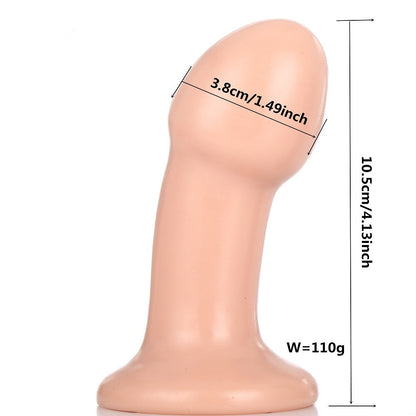 Trägerloser Strapon-Dildo, kleiner Analsex-Spielzeug – großer, realistischer Eichel-Dildo, Prostata-Massagegerät