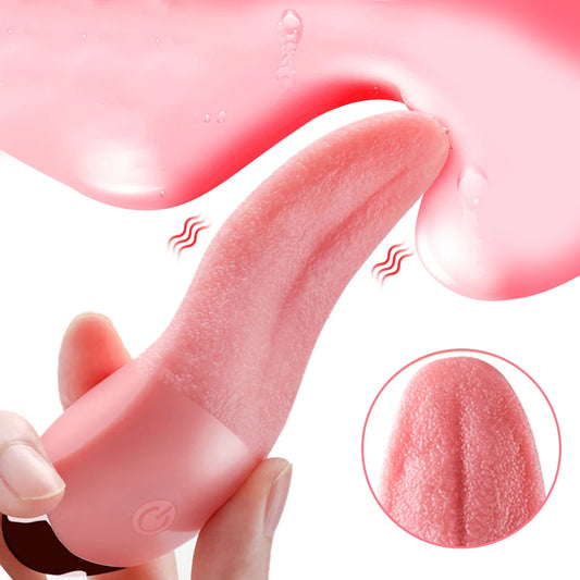 Pinces à clitoris léchant la langue - Vibromasseur clitoridien Stimulateur de mamelon Jouet sexuel féminin
