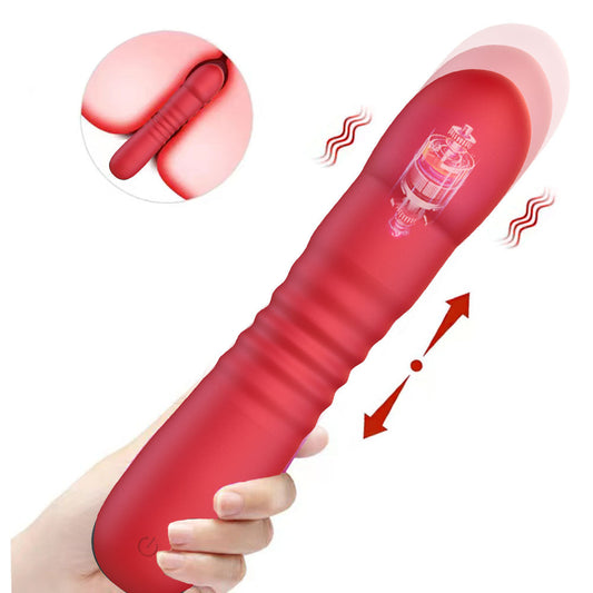 Stoßdildo G-Punkt-Vibrator – realistischer Vibrationsdildo-Stroker-Sexspielzeug für Frauen und Männer