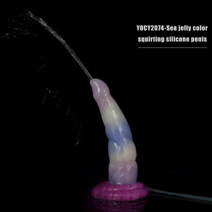 Squirting Dragon Dildo Butt Plug - Analdildos mit Wasserstrahl-Ejakulation, Sexspielzeug für Frauen