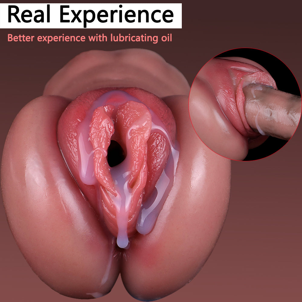 Fantasy Realistic Pocket Pussy Masturbation Cup - Life Size Women Vaginal Sex Doll Male Sex Toy