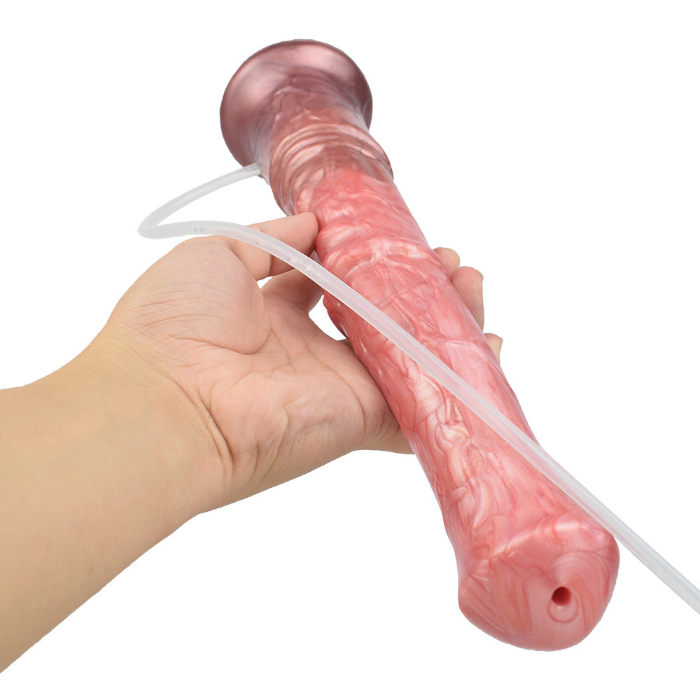 Squirting Horse Dildo Butt Plug- Fantasy Monsterdildo Huge Silicone Sex Toy for Men Women