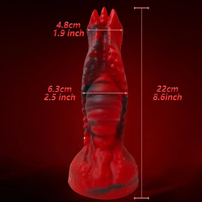 Monster Dildo Butt Plug - Exotic Silicone Anal Dildo Fantasy Men Women Sex Toys
