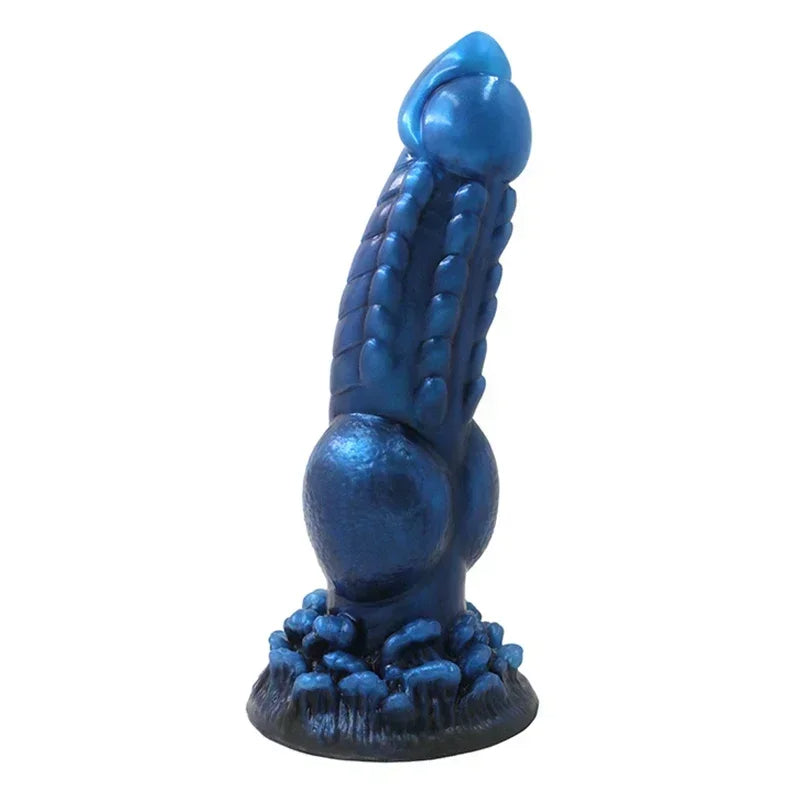 Monster Dildos Butt Plug – Exotischer geknoteter Wolfstier-Dildo, Vagina-Prostata-Massagegerät