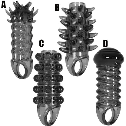 Knotted Cock Ring Sex Toy for Men - Monsterdildo Penis Ring Extender Delay Ejaculation Condom