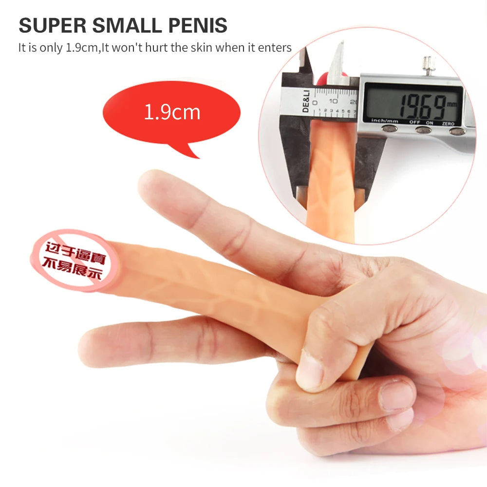 Gode ​​anal en forme de doigt - Petit gode en silicone souple Plug anal
