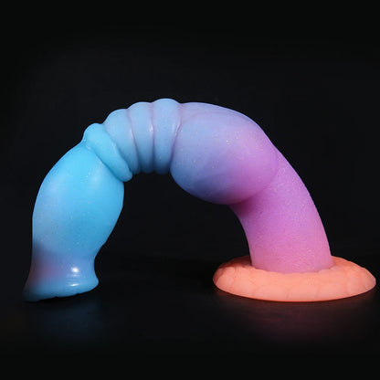 Exotischer Monsterpferd-Dildo-Buttplug – leuchtende Tierdildos, langes Anal-Sexspielzeug