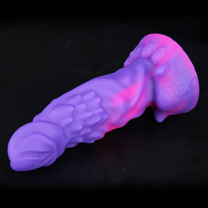 Exotic Dragon Monster Dildo - Silicone Suction Cup Butt Plug G Spot Prostate Toy