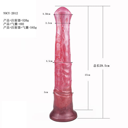 Squirting Horse Dildo Butt Plug- Fantasy Monsterdildo Huge Silicone Sex Toy for Men Women