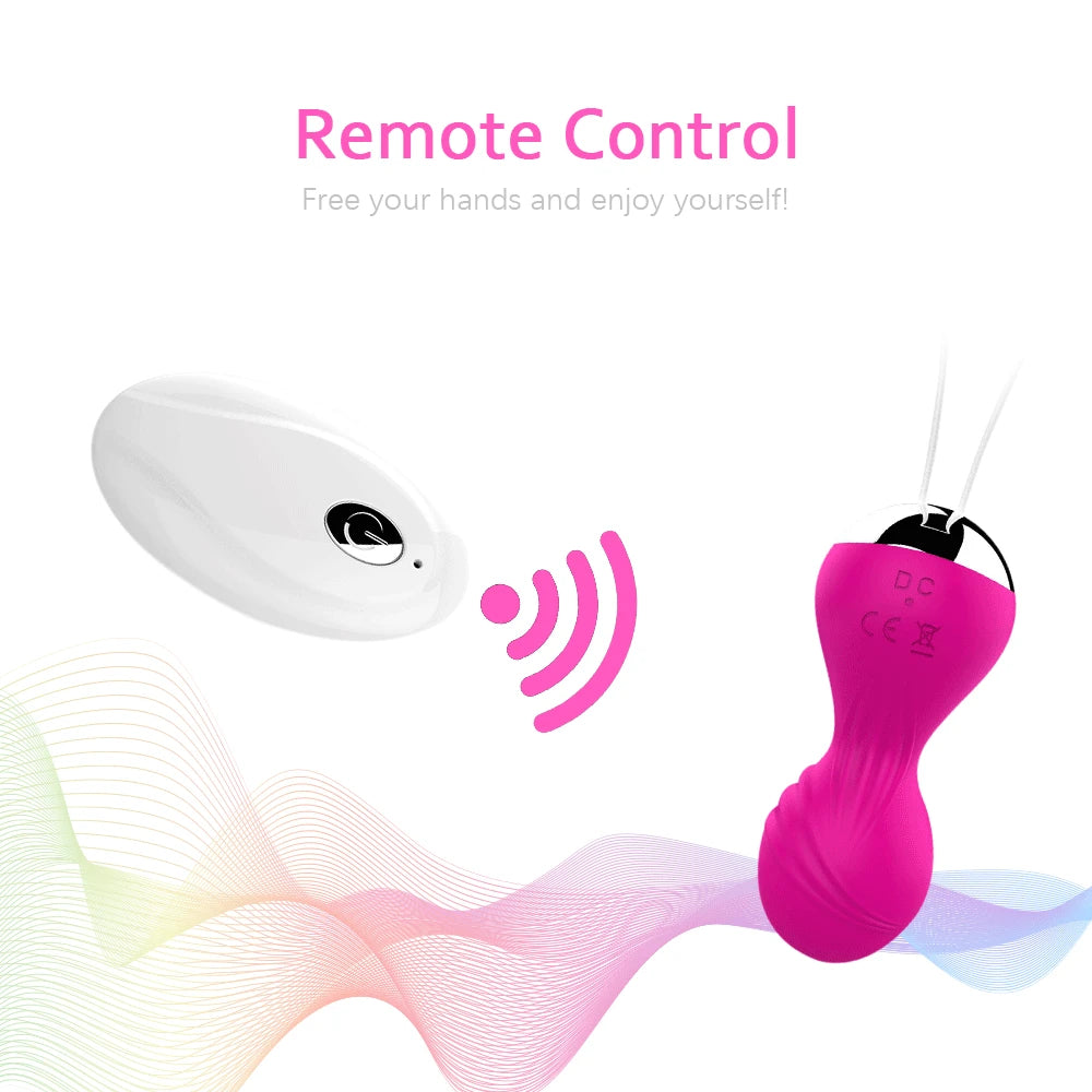 Remote Control Kegal Ball - Vibrating Panty Egg Pelvic Muscle Female Sex Toys