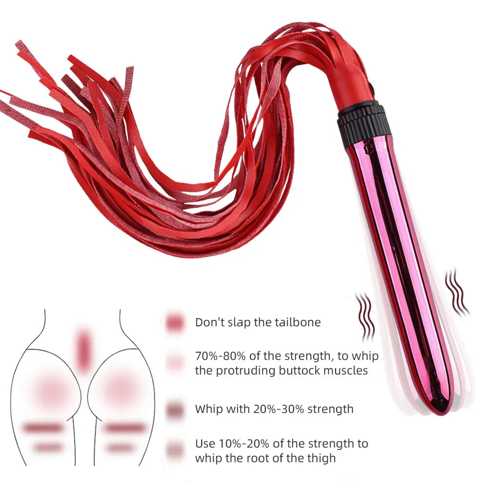 SM Whip Bullet Vibrator – 2in1 G-Punkt-Stimulator, Flirt-Paar-Sexspielzeug