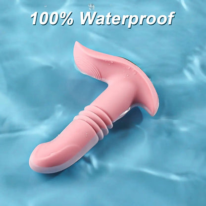 Ferngesteuerter Slip-Thrusting-Vibrator – G-Punkt-Klitoris-Stimulator, vibrierender Analplug