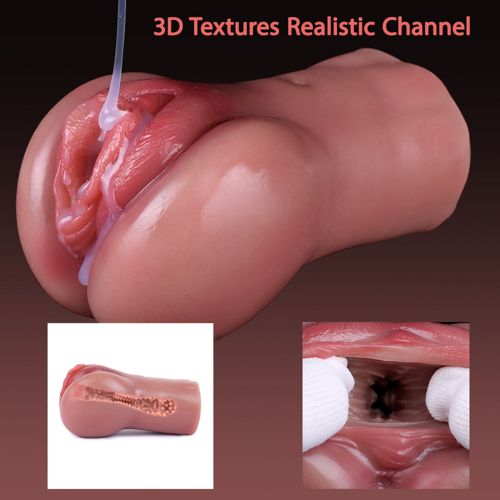 Fantasy Realistic Pocket Pussy Masturbation Cup - Life Size Women Vaginal Sex Doll Male Sex Toy