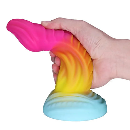 Monster Animal Dildo Butt Plug - Analdildos mit Saugnapf aus Silikon, Sexspielzeug