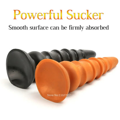 Godemichet anal en silicone - Dilatateur anal conique exotique - Masseur de prostate pour point G