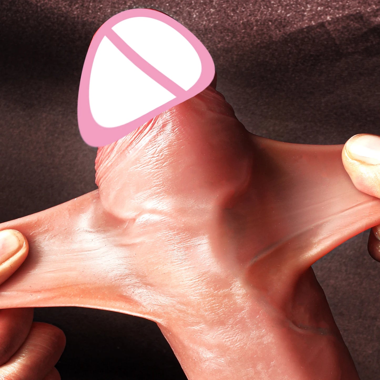 Realistic Anal Dildo Butt Plug - 8 inch Lifelike Sliding Skin Dildo Female Sex Toys