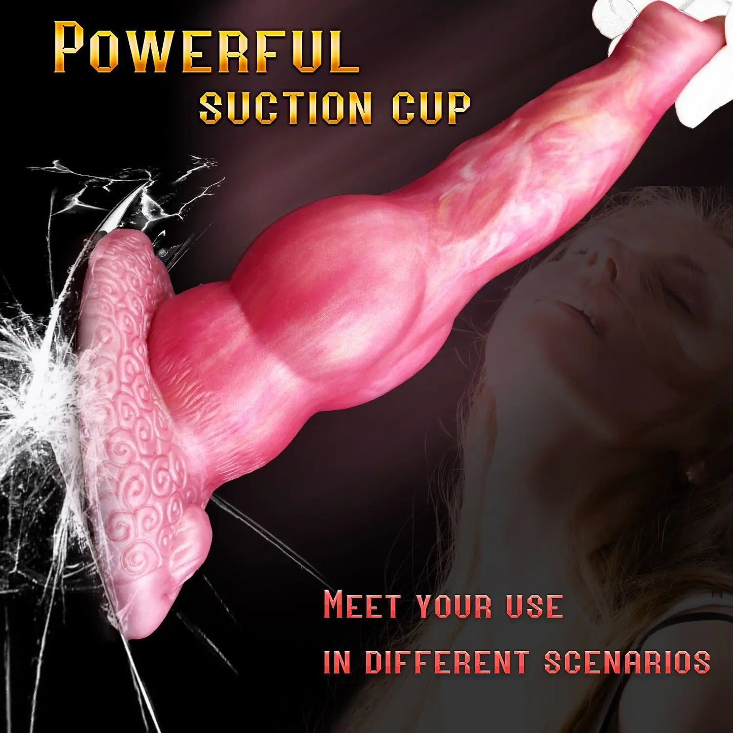 Fantasy Dogdildo Butt Plug - Gode Anal Animal Coloré Exotique Mâle Femelle Sex Toys