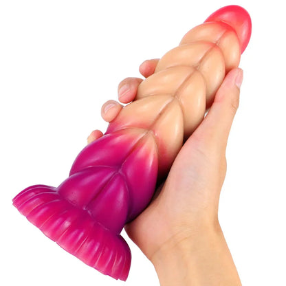 Fantasy Spiral Anal Dildo Butt Plug - Realistisches Silikon Vaginal Prostata Weibliches Sexspielzeug