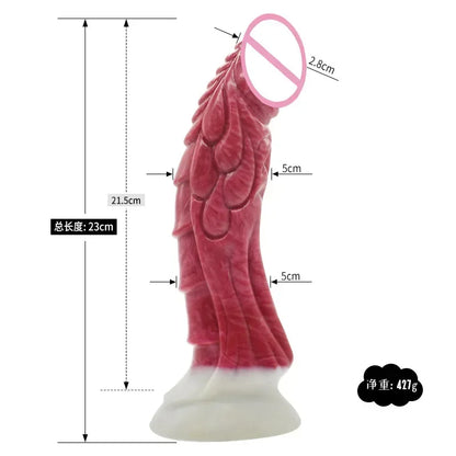 Ejaculating Monster Dragon Dildo Butt Plug - Water Jet Squirting Vagina Anal Sex Toys