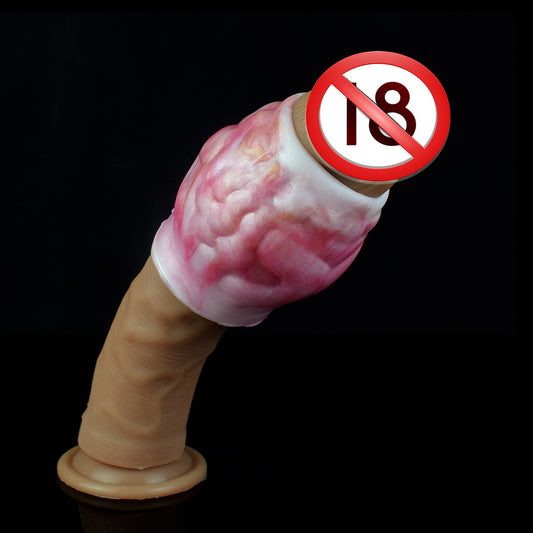 Jouet sexuel d'agrandissement d'anneau de pénis de manchon de coq en silicone pour les hommes - Monsterdildo Condom Sex Shop