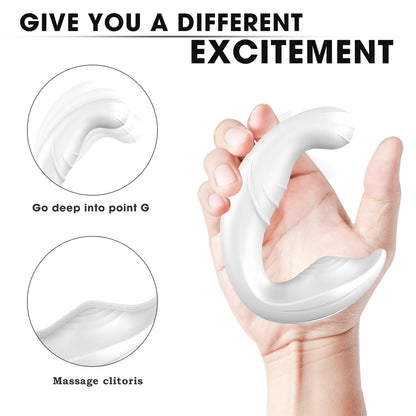 Prostatamassagegerät mit Fernbedienung und Fingerschlagfunktion – Anal-Klitorisstimulator mit zwei Enden