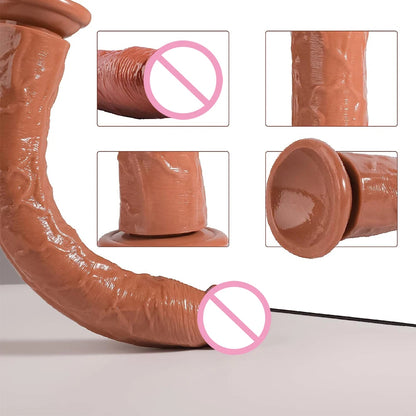 Godemichet anal réaliste de 13 pouces de long - Godes à ventouse Strapon Sex Toys