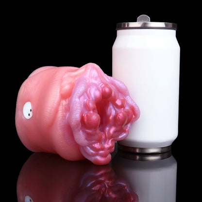 Monster Pussy Pocket Vibrating Bullet Masturbation Cup - Silicone Beast Vaginas Blowjob Masturbator