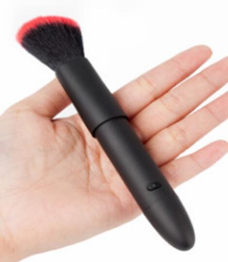 Vibrateur de balle de pinceau de maquillage - Stimulateur de clitoris de point G USB chargeant des jouets sexuels féminins portables