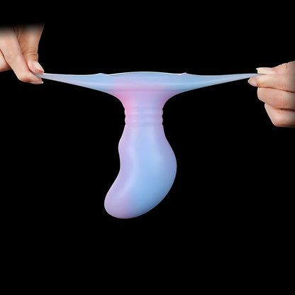 Luminous Silicone Butt Plug - Colorful Soft Anal Dildo Sex Toys for Women Men