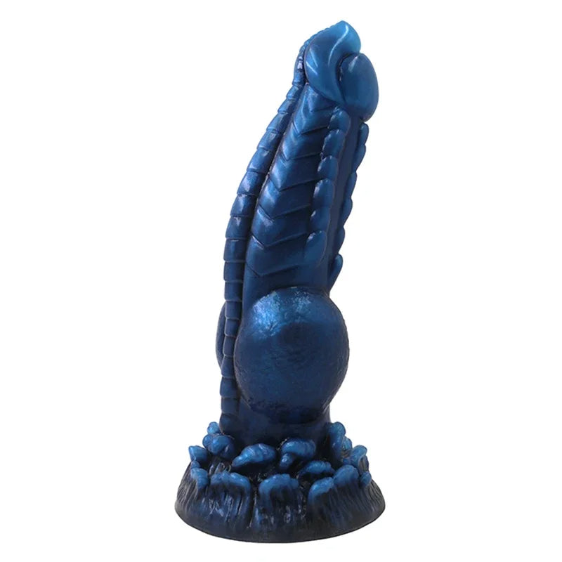 Monster Dildos Butt Plug – Exotischer geknoteter Wolfstier-Dildo, Vagina-Prostata-Massagegerät