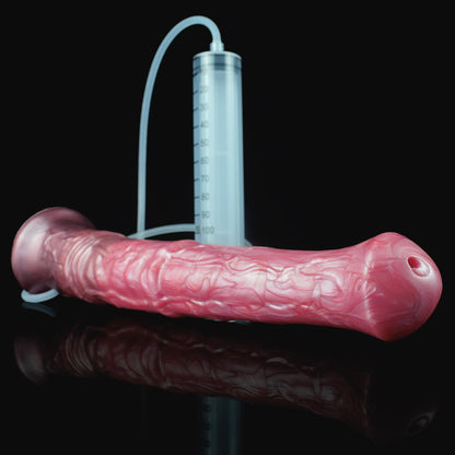 Squirting Horse Dildo Butt Plug- Fantasy Monsterdildo Huge Silicone Sex Toy for Men Women