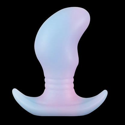 Luminous Silicone Butt Plug - Colorful Soft Anal Dildo Sex Toys for Women Men