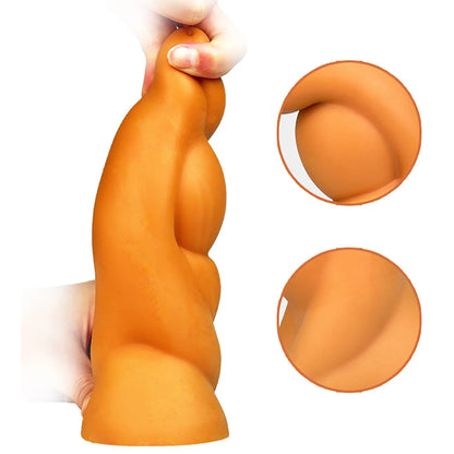 Großer Monster-Dildo-Buttplug – realistischer Analplug, Dilator, Saugnapf, Sexspielzeug