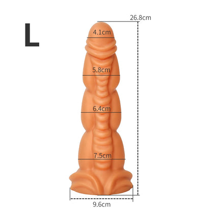 Realistic Monster Dildo - Exotic Big Anal Dildo Dilator Suction Cup Sex Toys