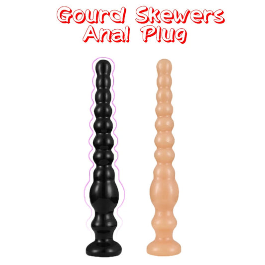 Lange Analkugeln, Butt Plug – Exotisches Umschnalldildo-Vagina-Anal-Sexspielzeug