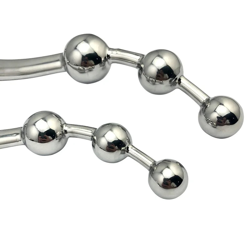Metal Anal Dildo Butt Plug - Anal Beads Large Dildo Female Male Sex Toys