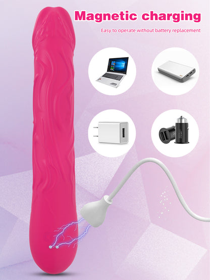 Klassisches Vibrator-Sexspielzeug für Frauen – realistischer G-Punkt-Vibrationsdildo für Frauen