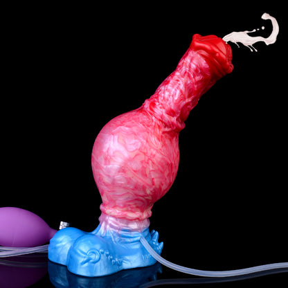 Gode ​​gonflable éjaculateur en forme de dragon, plug anal anal - Stimulation du clitoris, masturbation vaginale, jouets sexuels