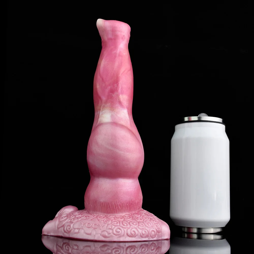 Fantasy Dogdildo Butt Plug - Exotisches buntes Tier Anal Dildo männlich weiblich Sexspielzeug