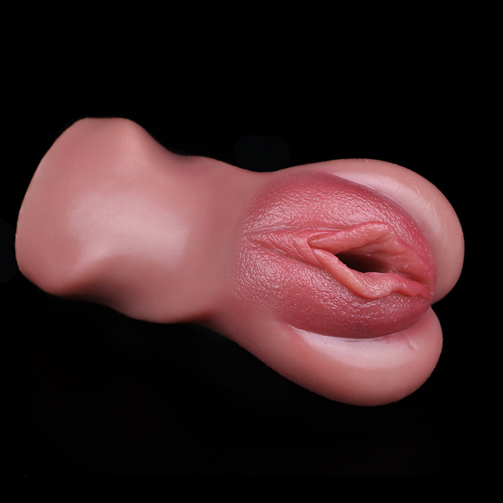 Realistic Pussy Male Masturbation Cup - Big Labia Vagina Penis Masturbator Sex Toy for Men