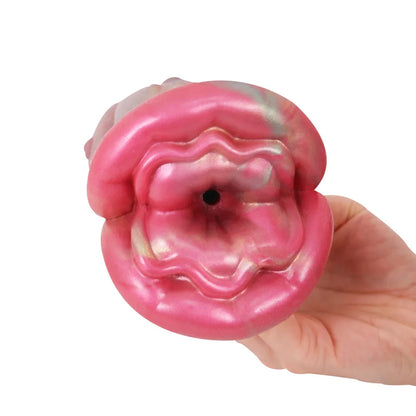 Exotisches Silikon-Taschenmuschi-Sexspielzeug für Männer – Blumen-Oralsex-Vagina-Masturbator für Männer