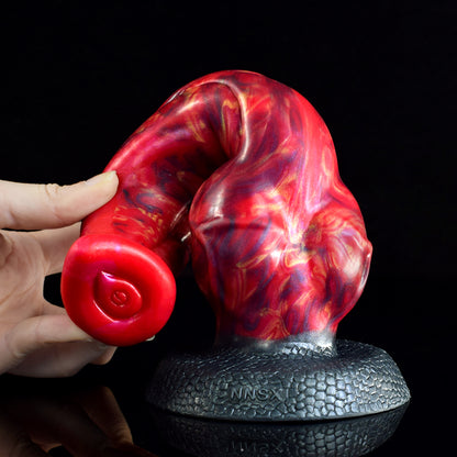 Monster Knotted Anal Dildo Butt Plug - Fantasy Dogdildo Saugnapf Sexspielzeug für Männer Frauen